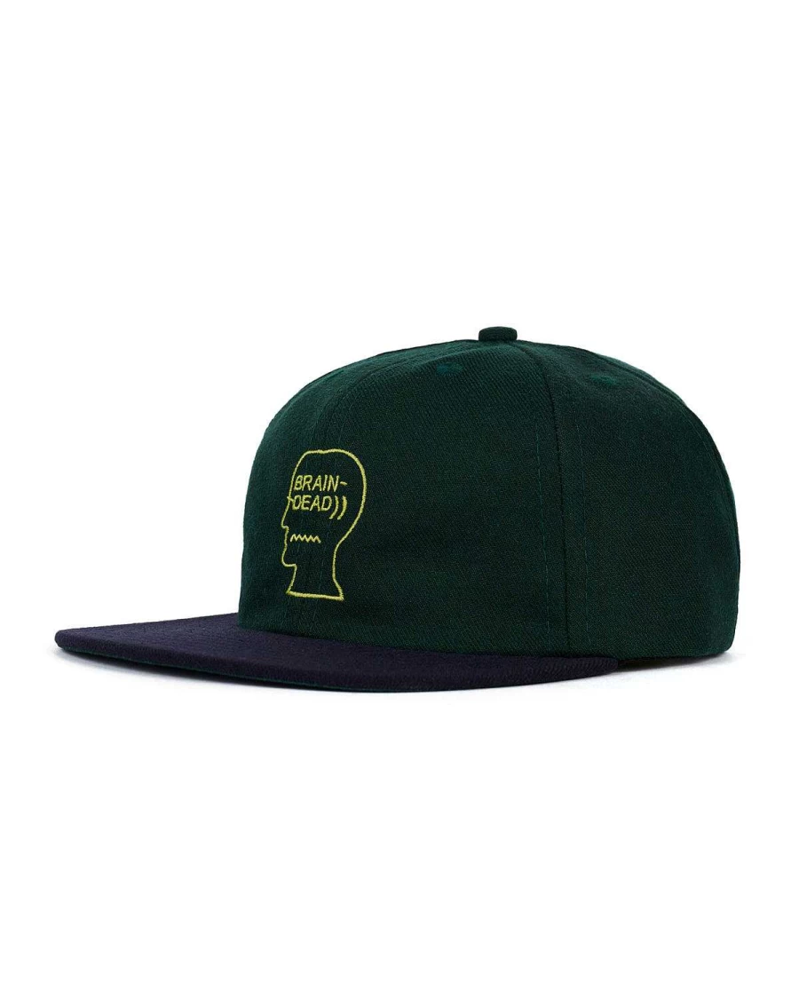 Wool Logohead Hat - Dark Green