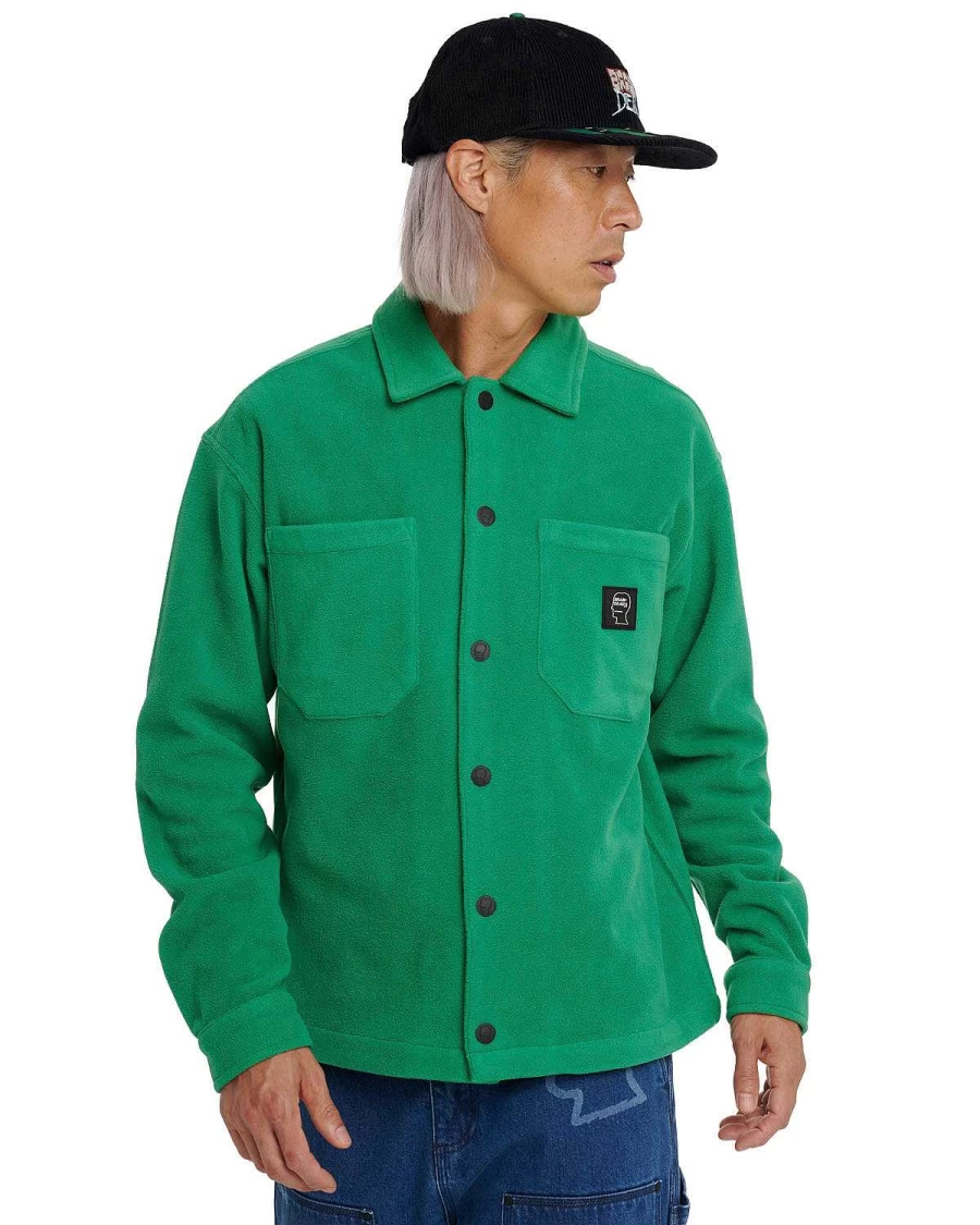 Polar Fleece Climber Shirt - Green