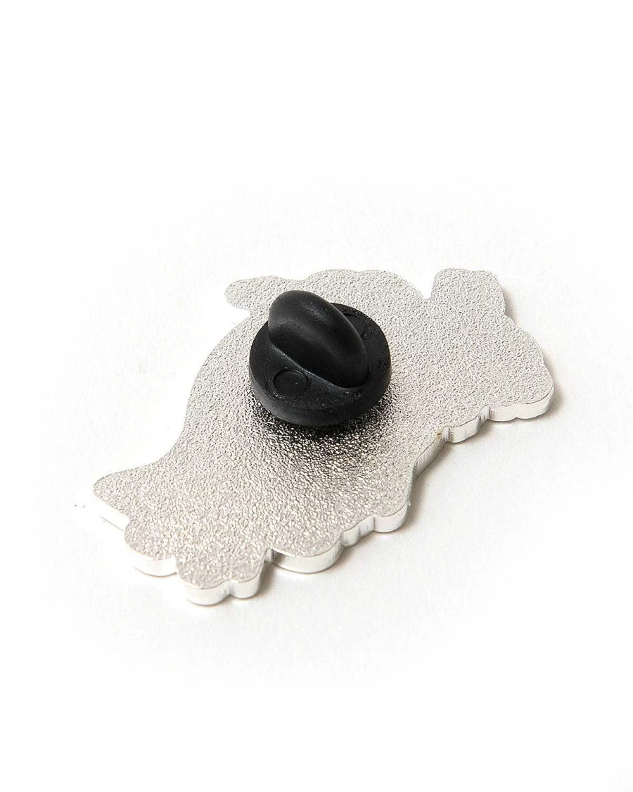Angel Head Enamel Pin