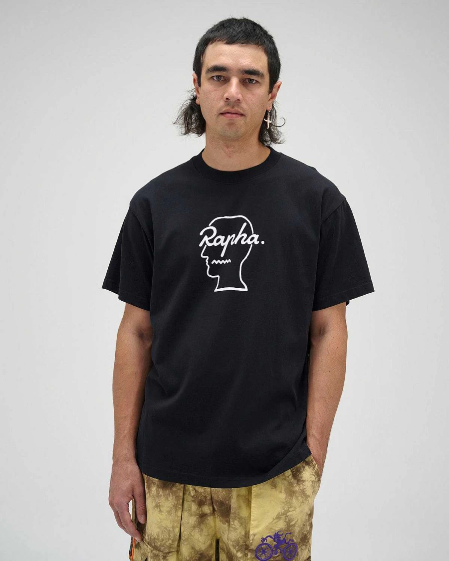 Brain Dead X Rapha Raphahead T-Shirt - Black