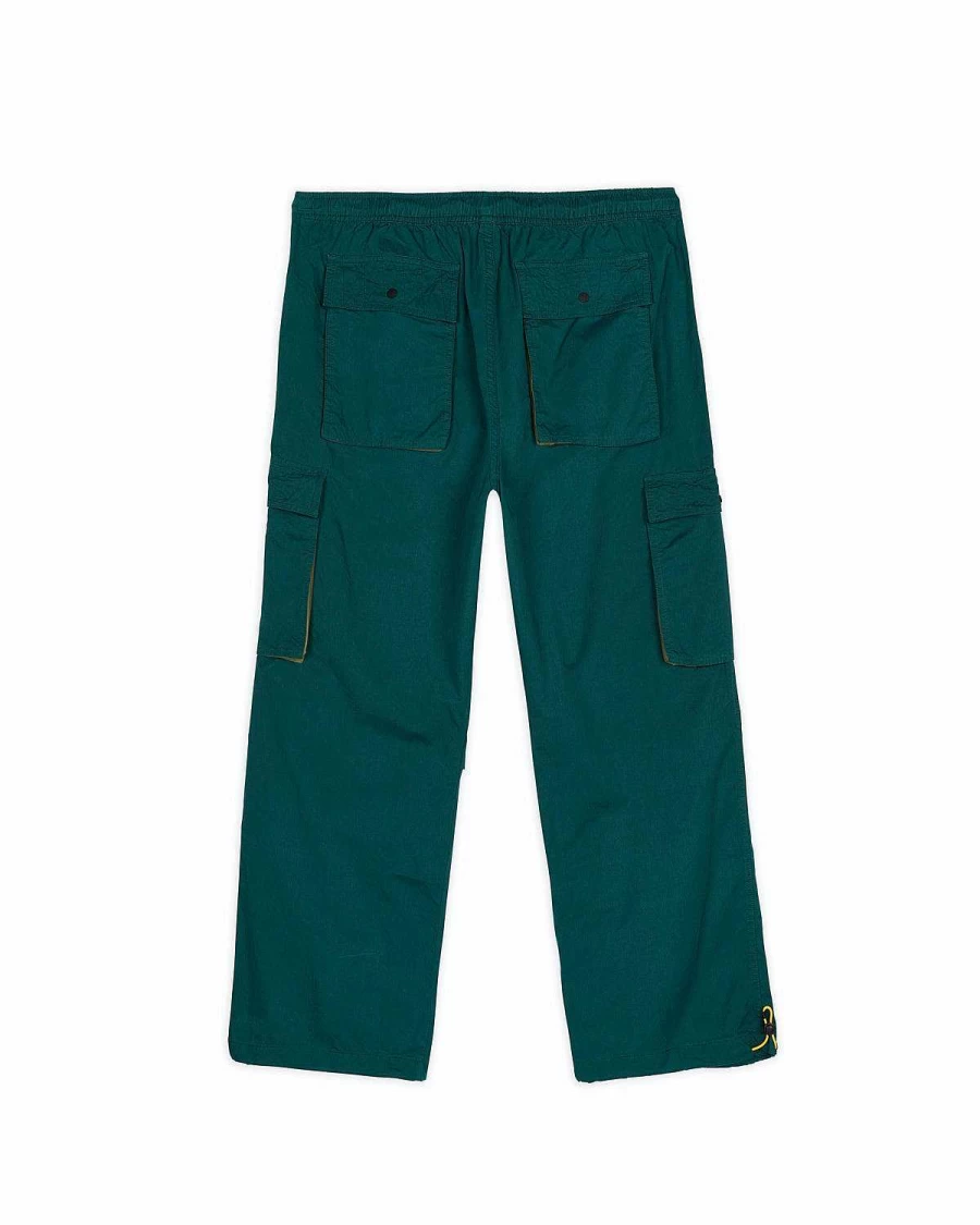 Brain Dead Men's Adjustable Skate Pants - Mallard Green Streetwear Design