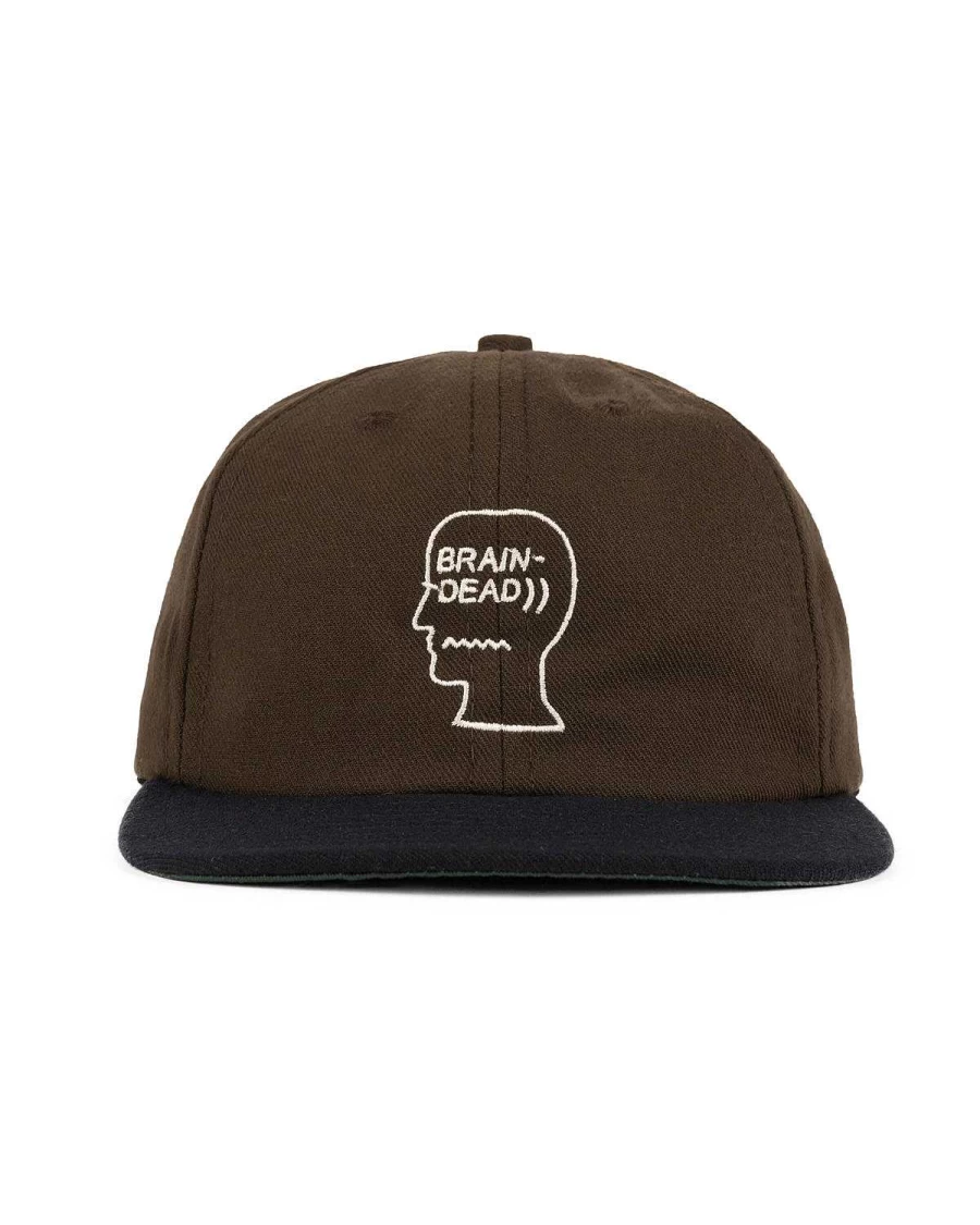 Wool Logohead Hat - Brown