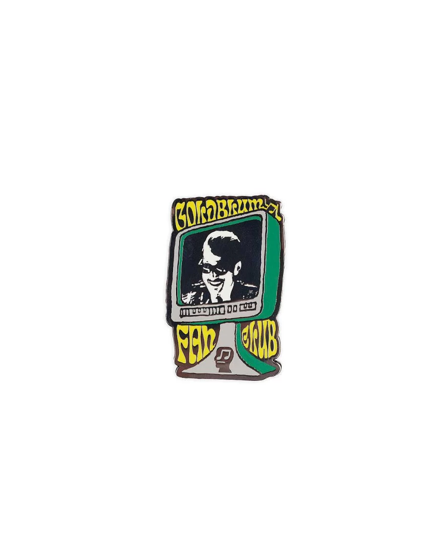 Brain Dead X Jeff Goldblum Fan Club Enamel Pin - Black
