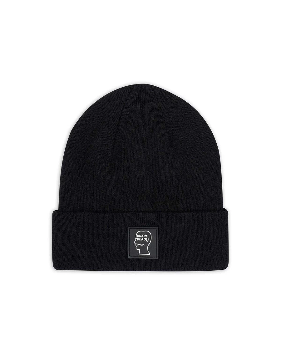 Fw22 Logo Head Wool Beanie - Black