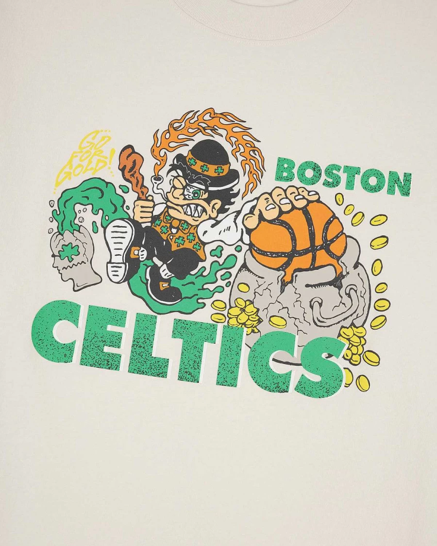 Brain Dead X Nba Boston Celtics T-Shirt - Natural