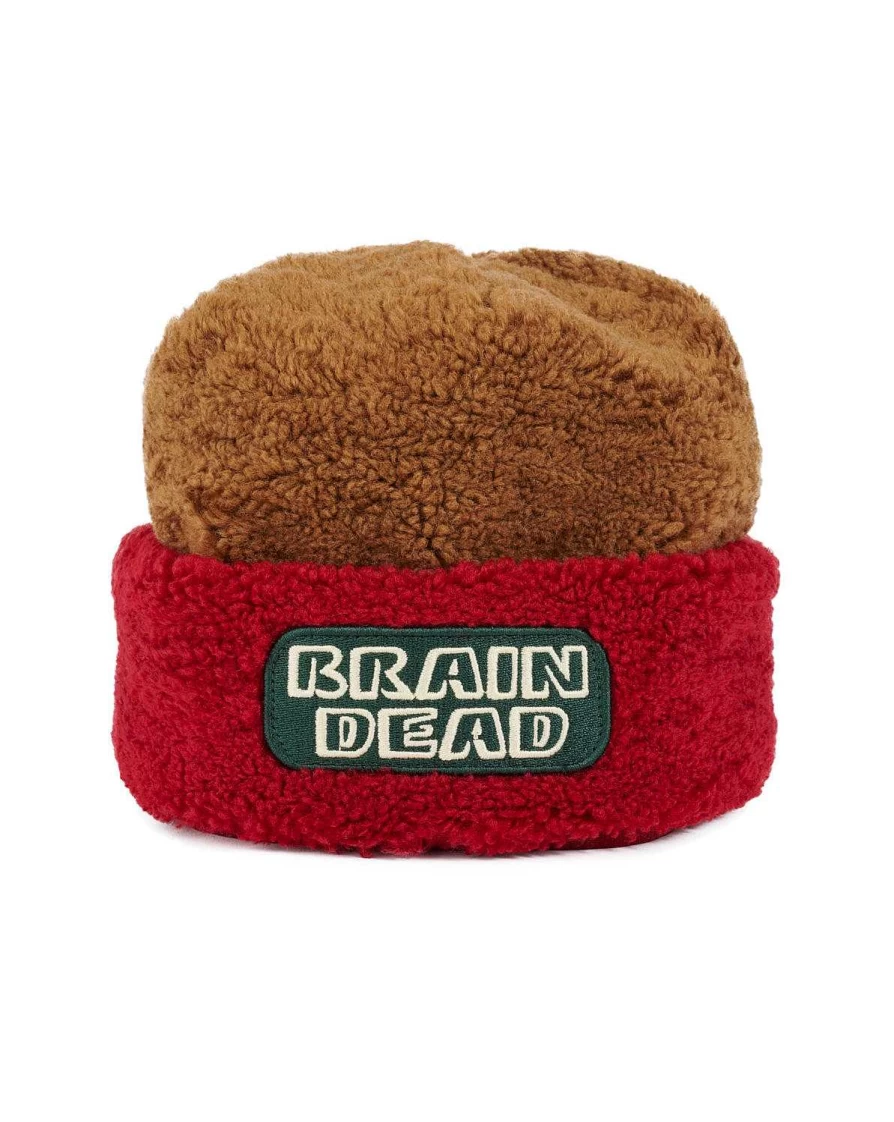 Marker Stamp Sherpa Beanie - Brown Multi