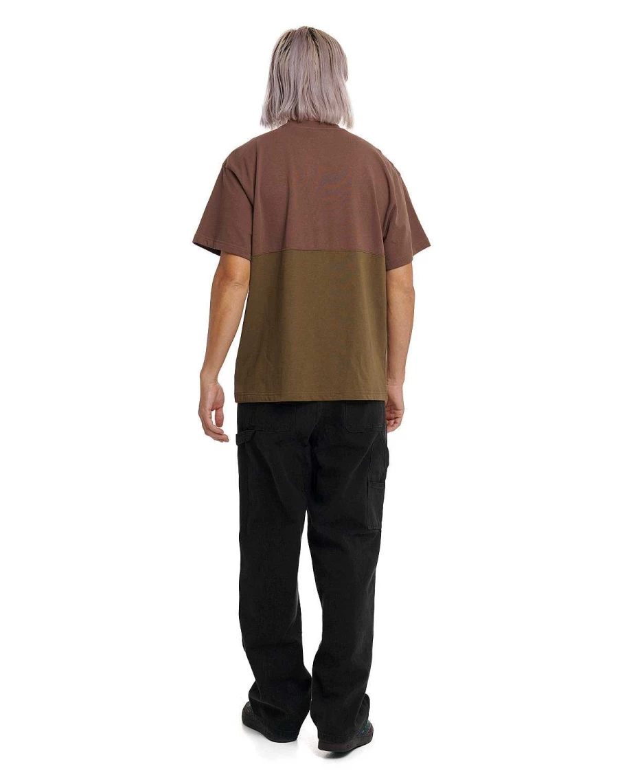 Amoeba Short Sleeve Football Shirt - Olive