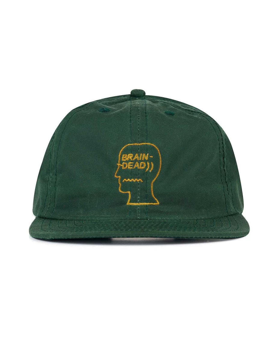Waxed Logo Head Cap