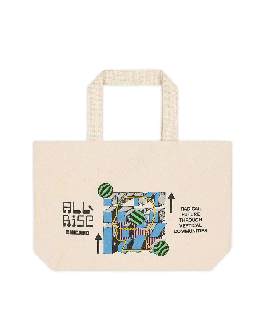 All Rise Chicago Tote Bag - Natural