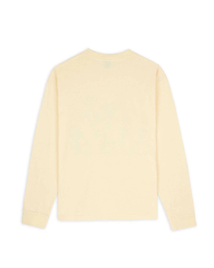 Brain Dead Round Table Natural Color Long Sleeve T-Shirt