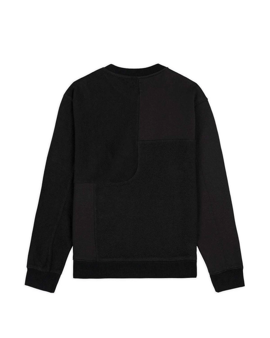 Paneled Long Sleeve Crewneck