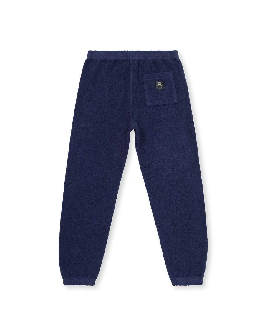 Slime Reverse Fleece Sweatpant - Navy