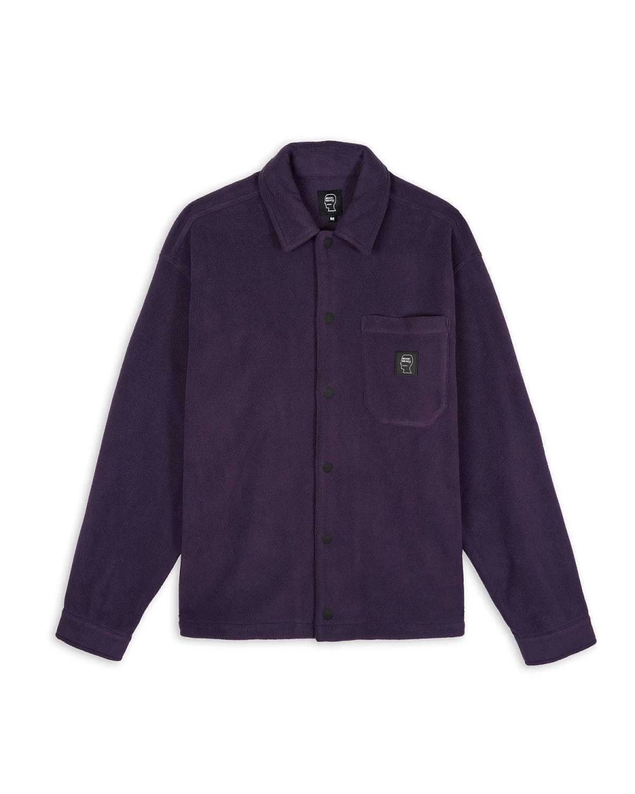 Polar Fleece Climber Shirt - Purple