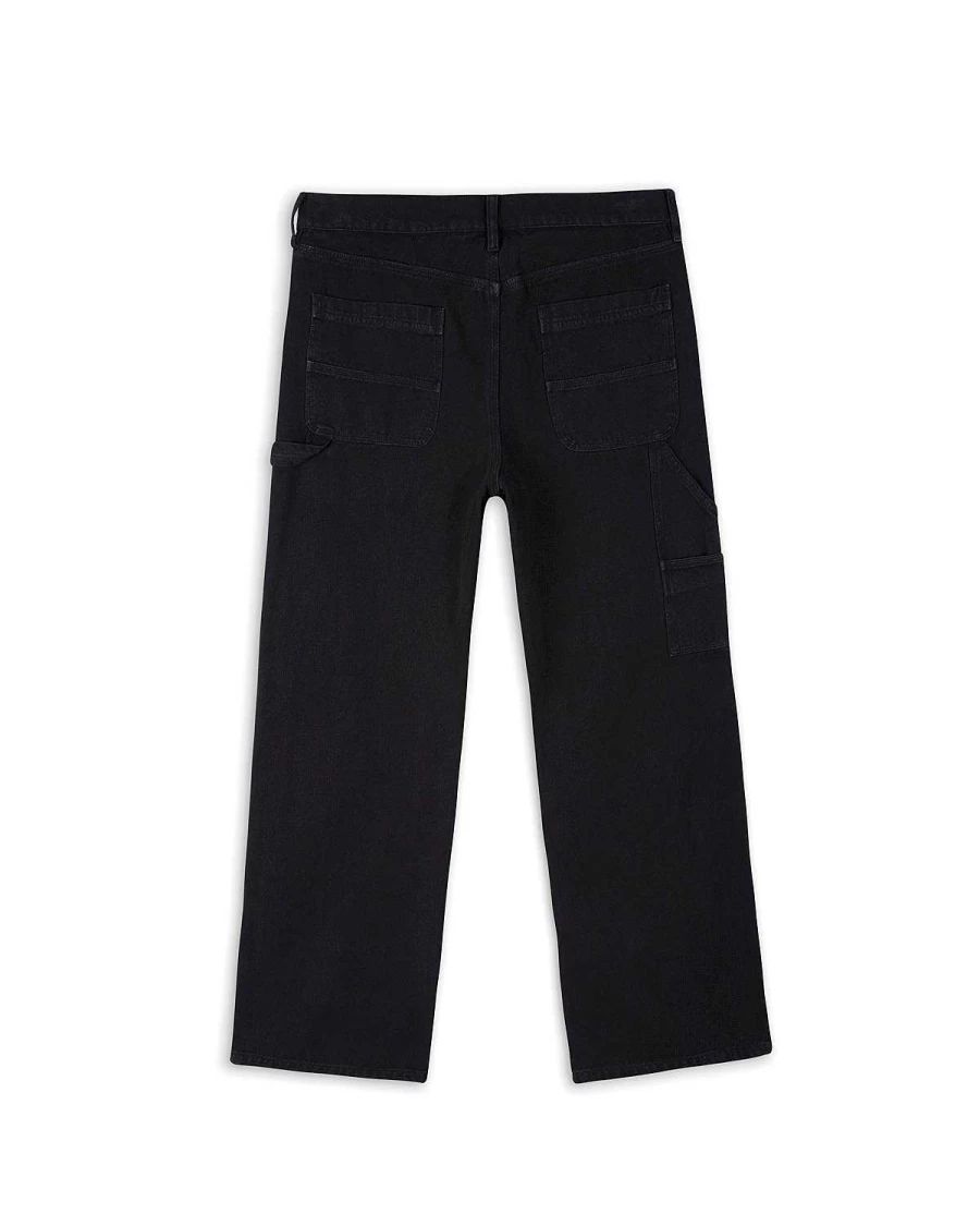 Double Knee Utility Pant - Washed Black