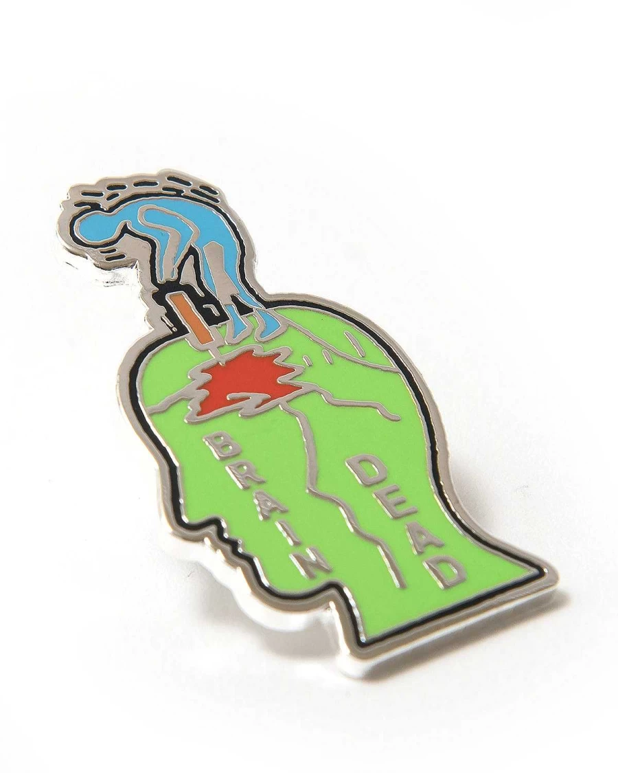 Drill Head Enamel Pin