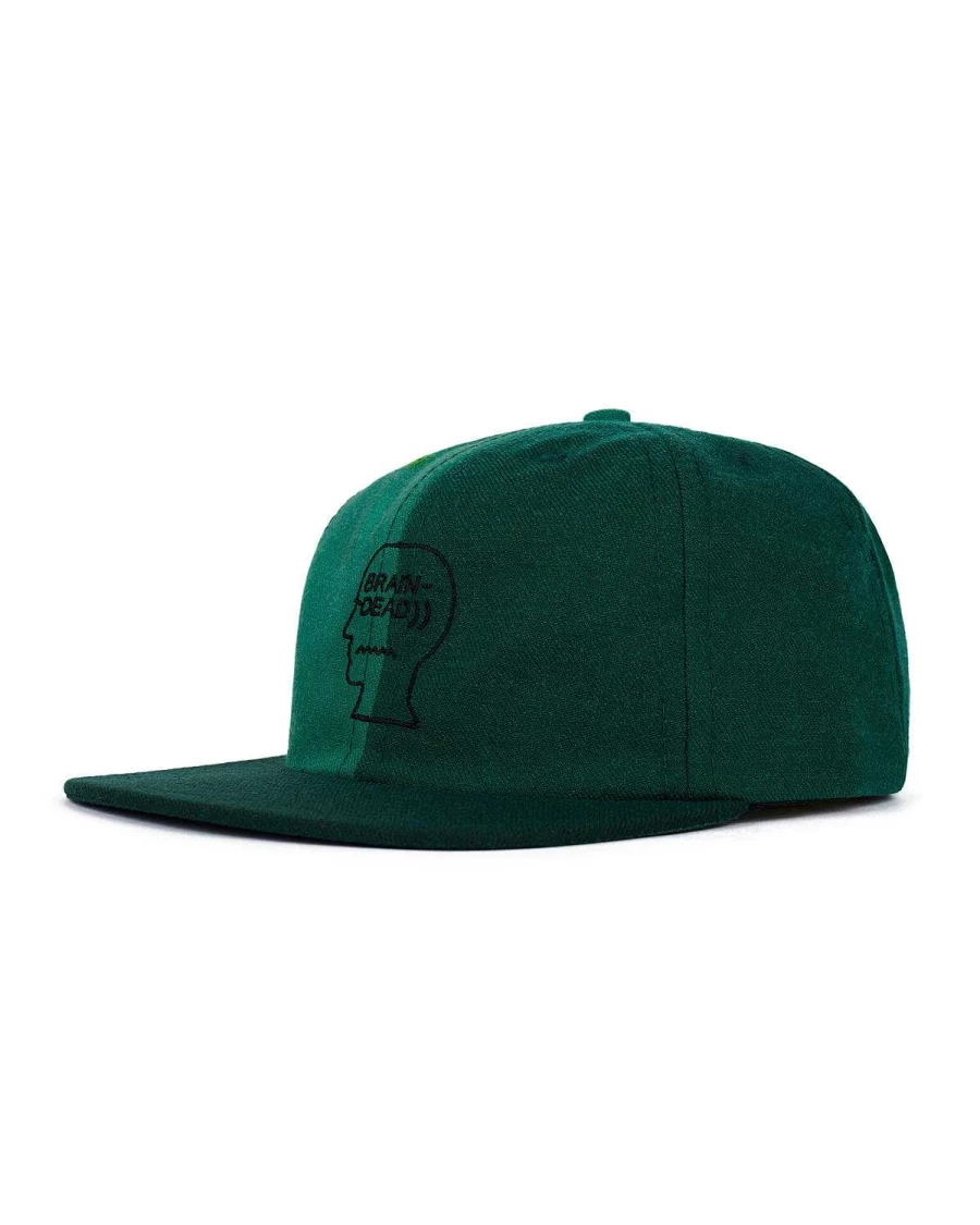 Wool Logohead Split Hat - Green