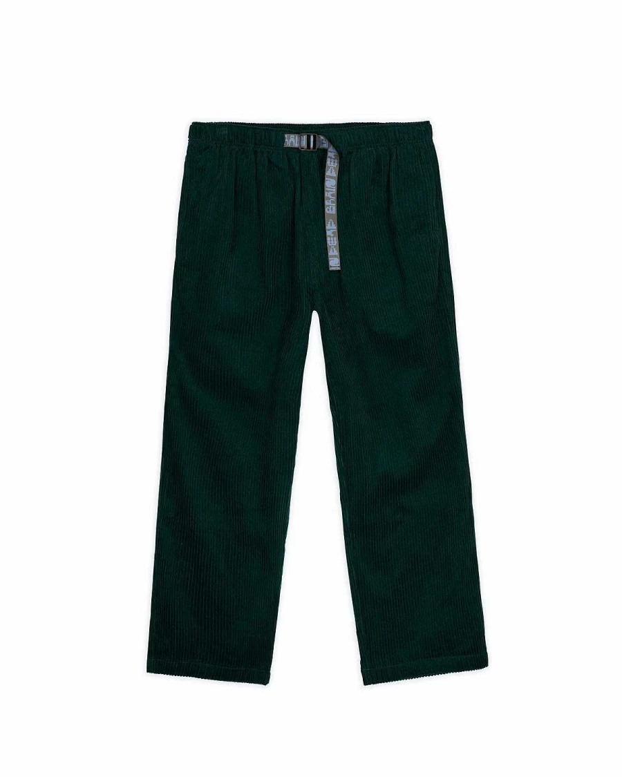 Brain Dead Corduroy Climbing Pants for Men - Mallard Green Outdoor Hiking Trousers