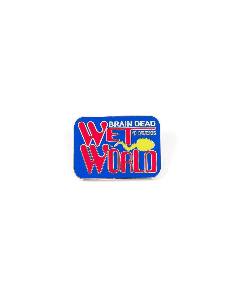 Wet World Enamel Pin