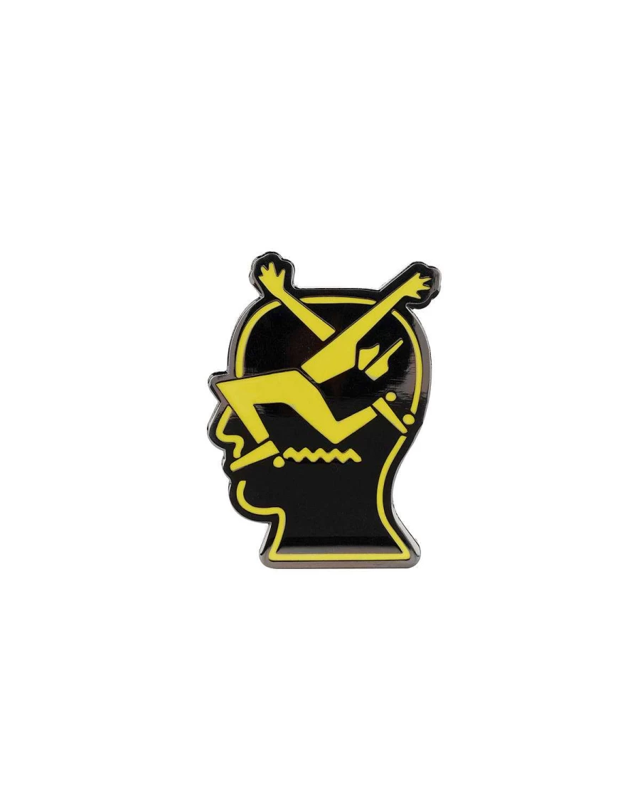 Brain Dead X Flippers Logo Lock Enamel Pin