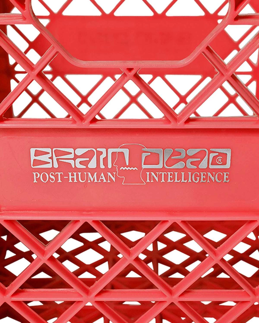 Brain Dead Post Human Record Crates - Red