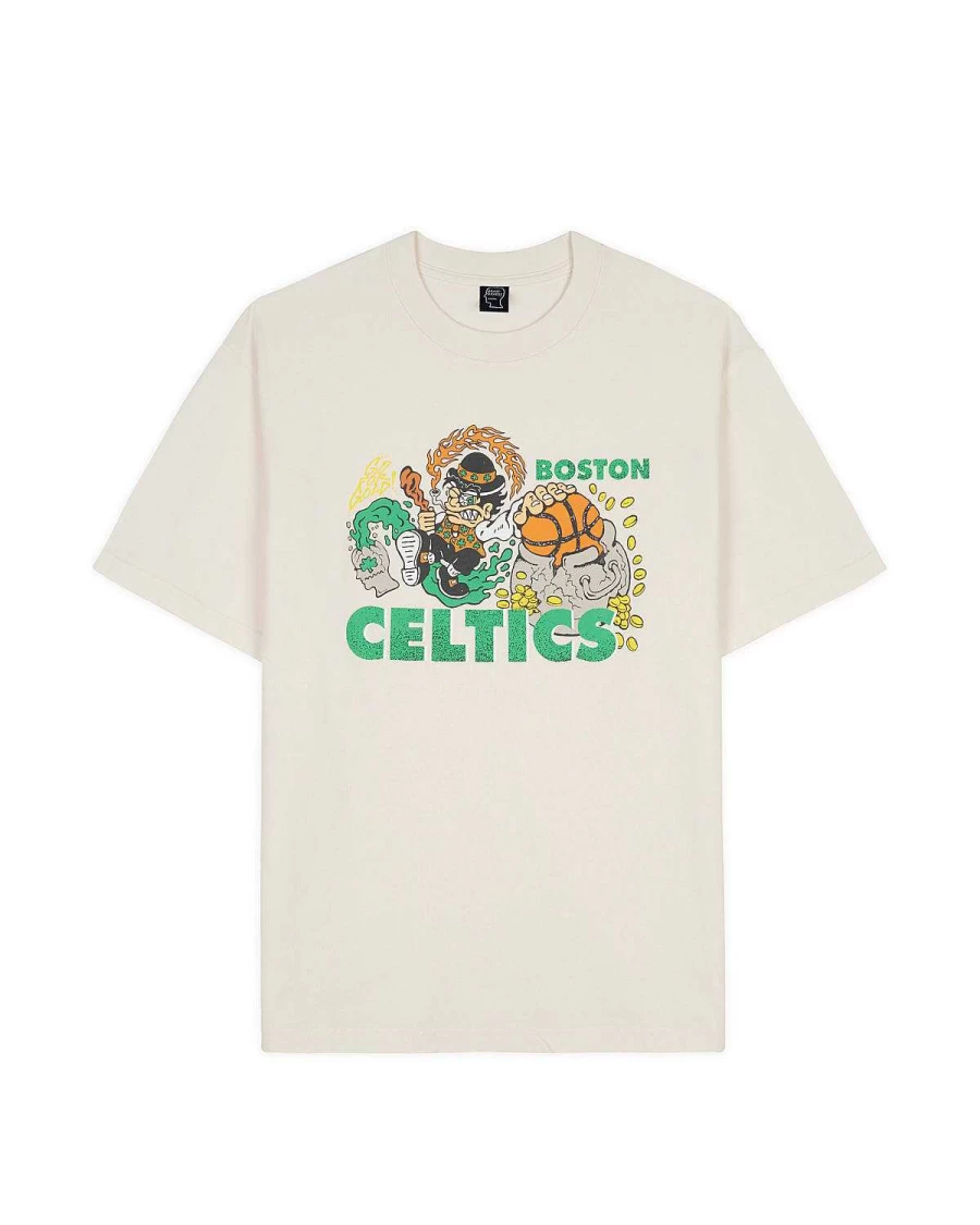 Brain Dead X Nba Boston Celtics T-Shirt - Natural