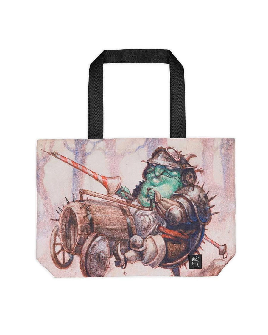 Brain Dead X Magic: The Gathering Goblin War Buggy Tote Bag - Tan