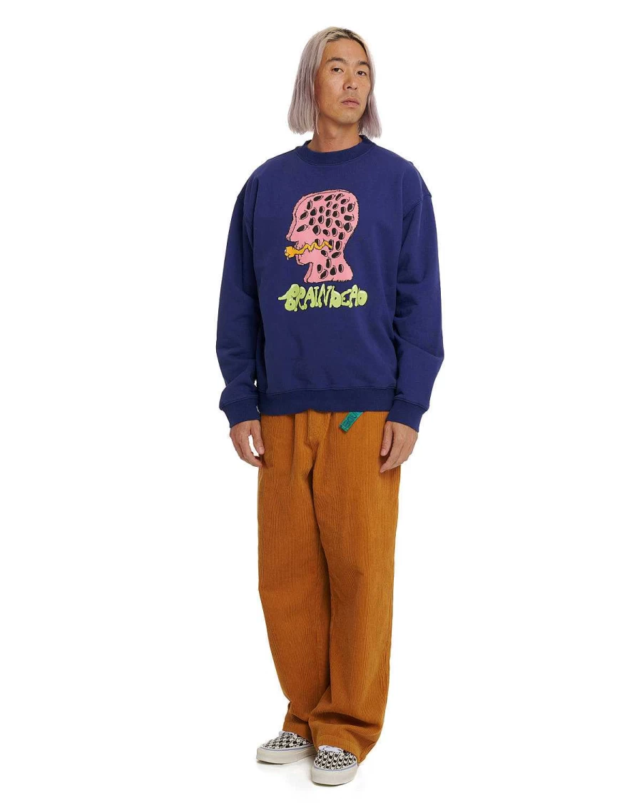 Worm Hole Crewneck - Slate
