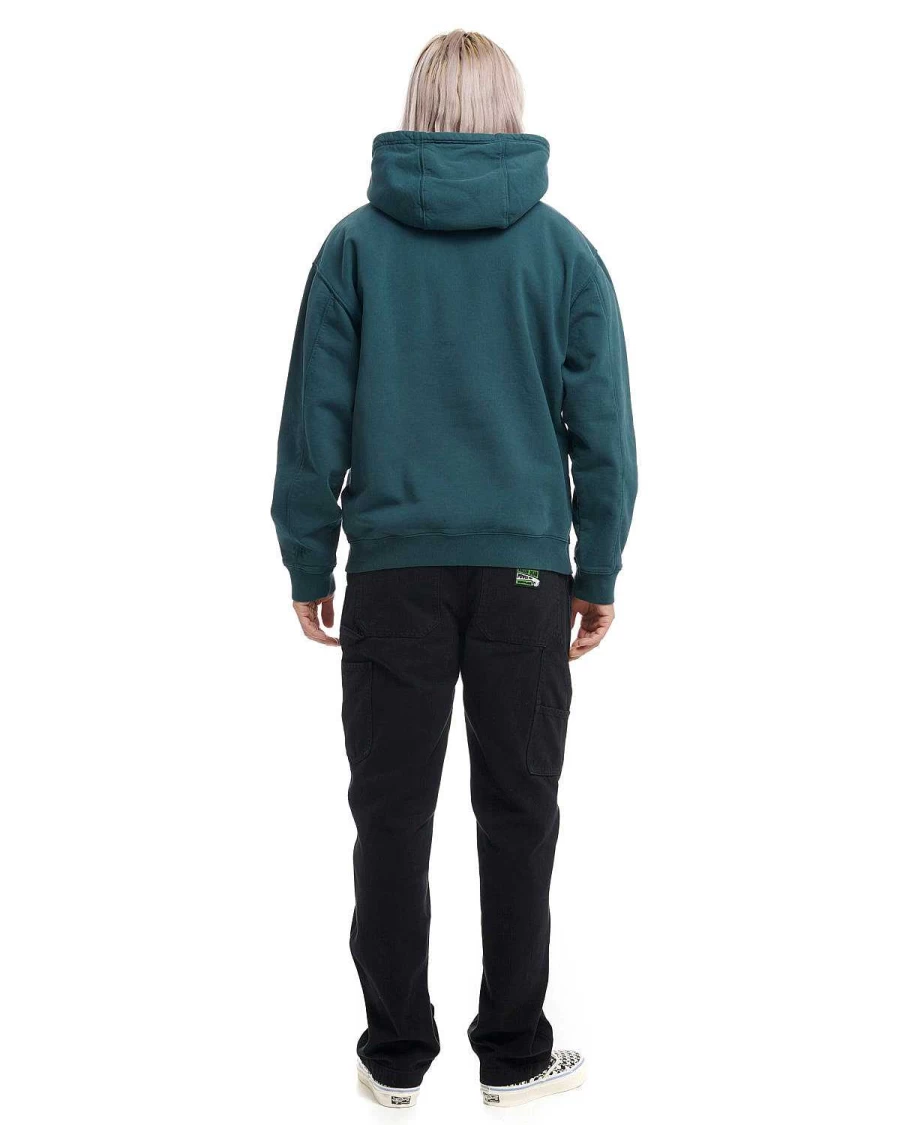 Brain Dead Men's Teal Anatomic Design Hoodie - Premium Streetwear Pullover