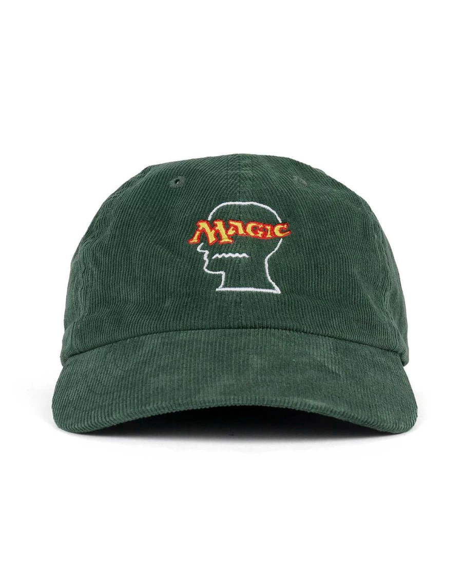 Brain Dead X Magic: The Gathering Logo Lockup Corduroy Hat - Olive