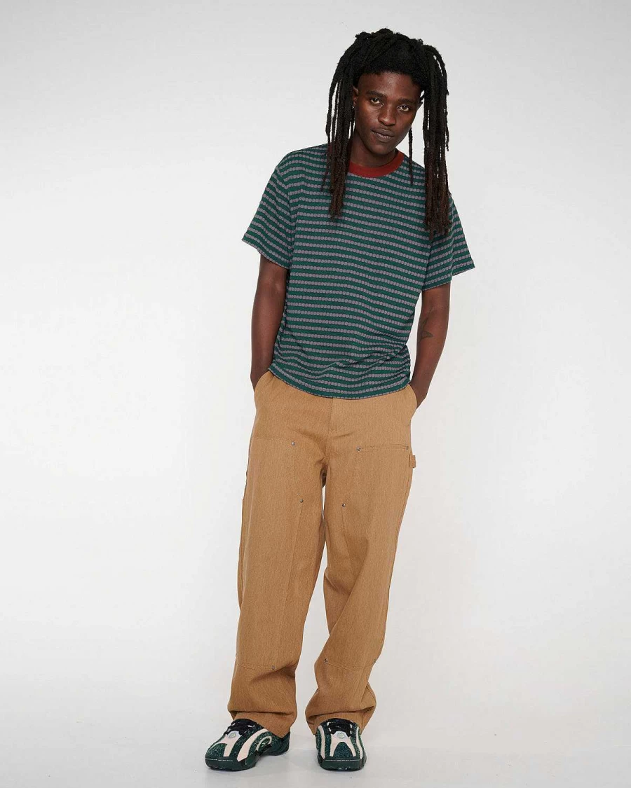 Brain Dead Heavyweight Double Knee Workwear Utility Pants - Brown