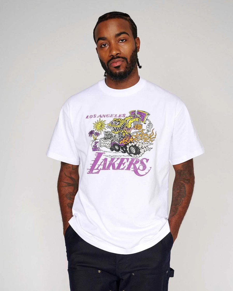 Brain Dead X Nba Los Angeles Lakers T-Shirt - White
