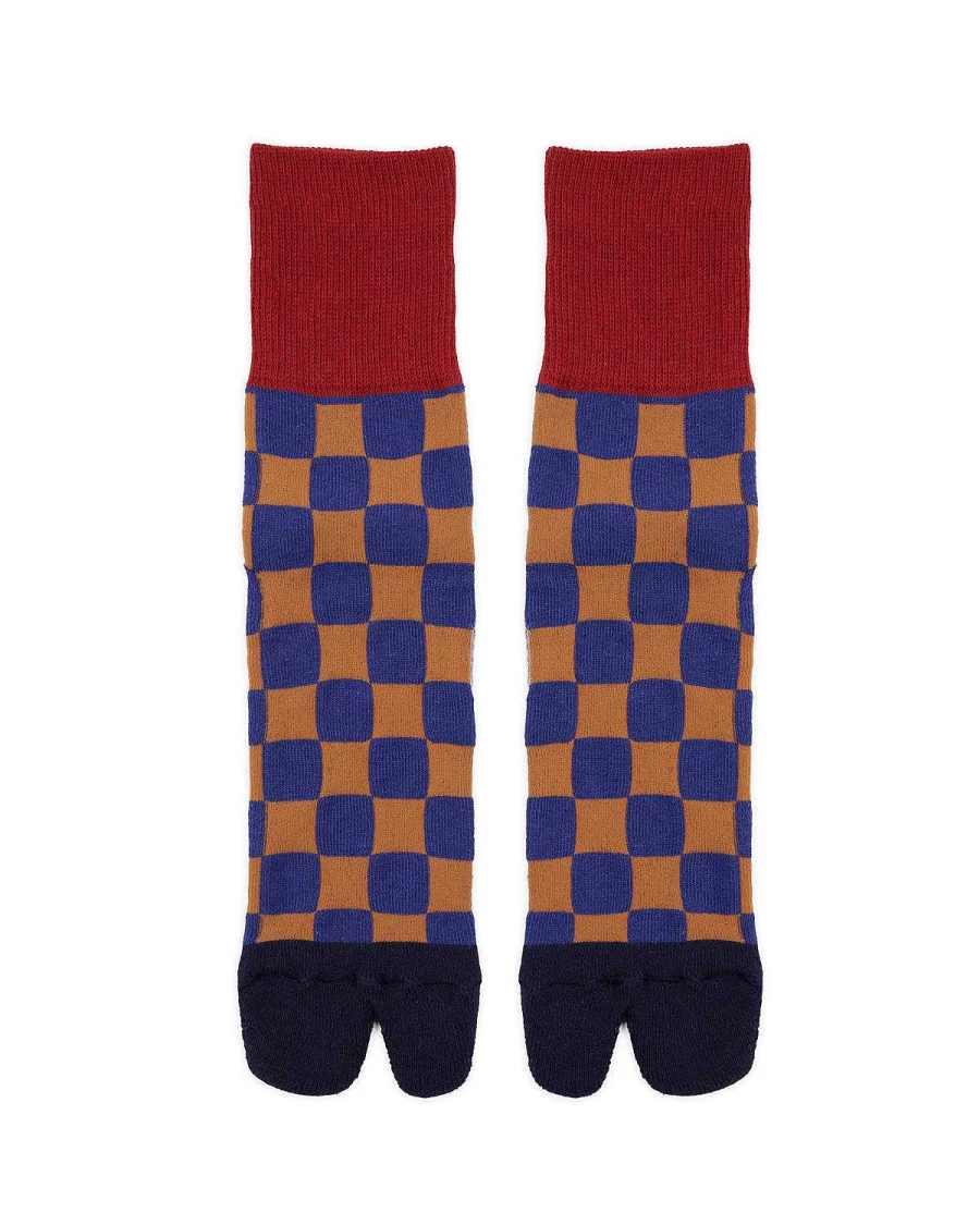 Tabi Checker Ankle Sock