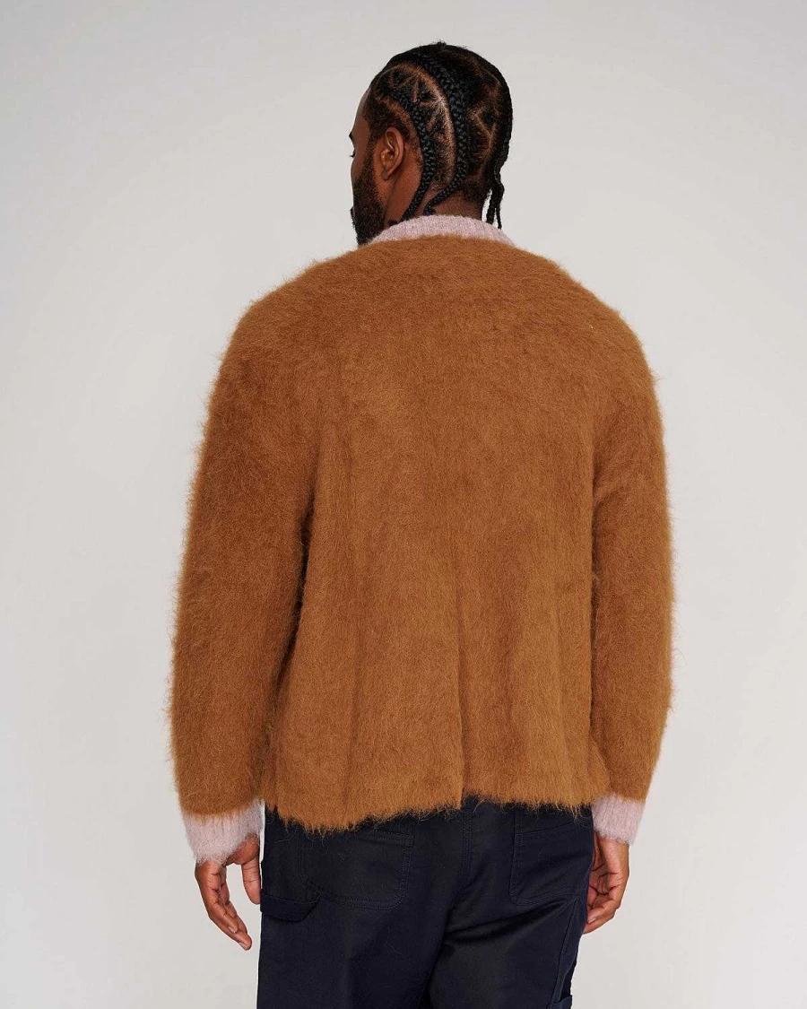Brain Dead x NBA Boston Celtics Alpaca Wool Sweater - Brown