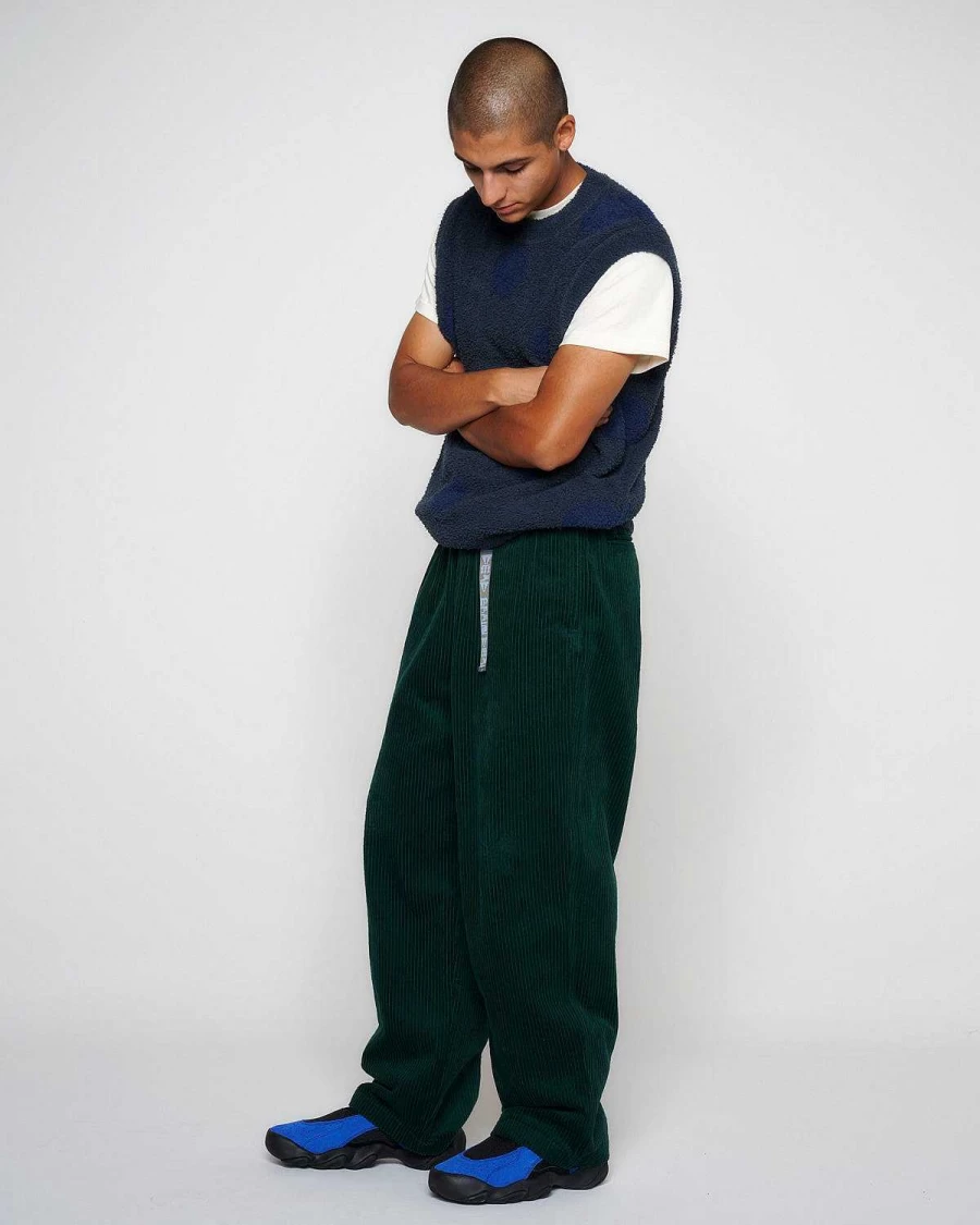 Brain Dead Corduroy Climbing Pants for Men - Mallard Green Outdoor Hiking Trousers
