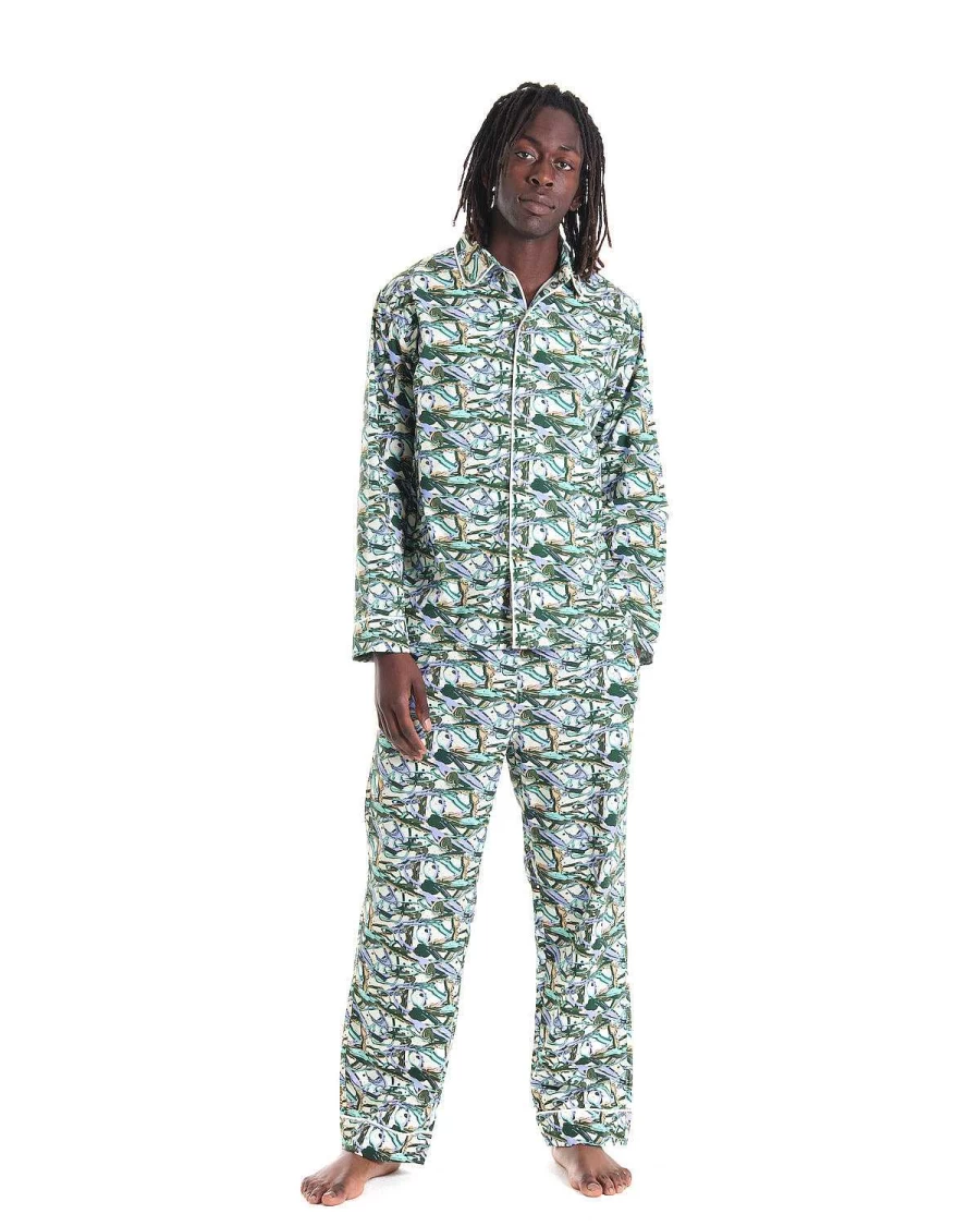 Strokes Pajama Top