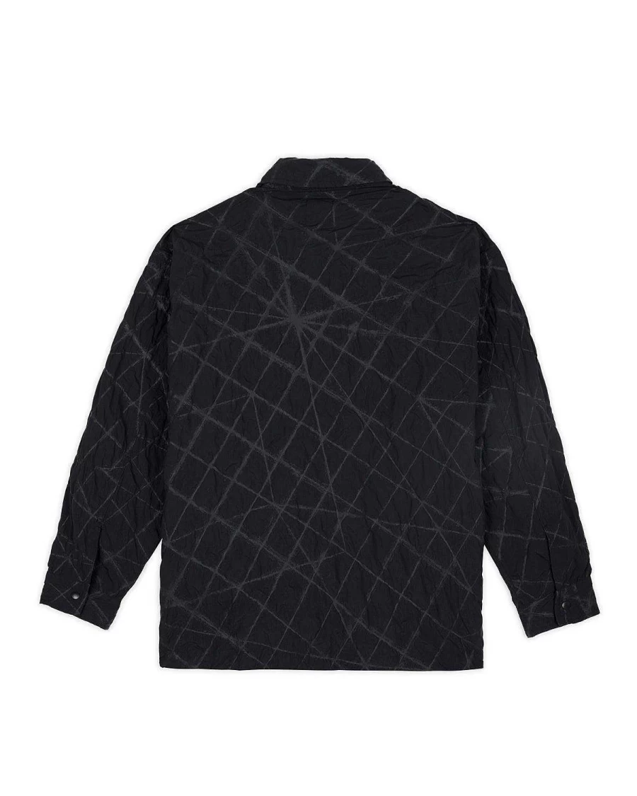 Brain Dead x Invincible Men's Black Miller Chore Coat Jacket | Collaborative Streetwear Outerwear