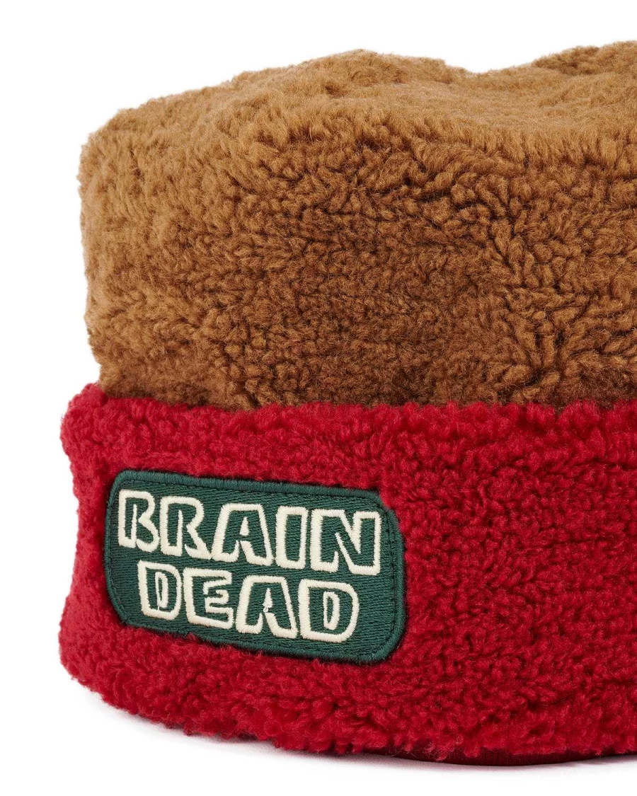Marker Stamp Sherpa Beanie - Brown Multi