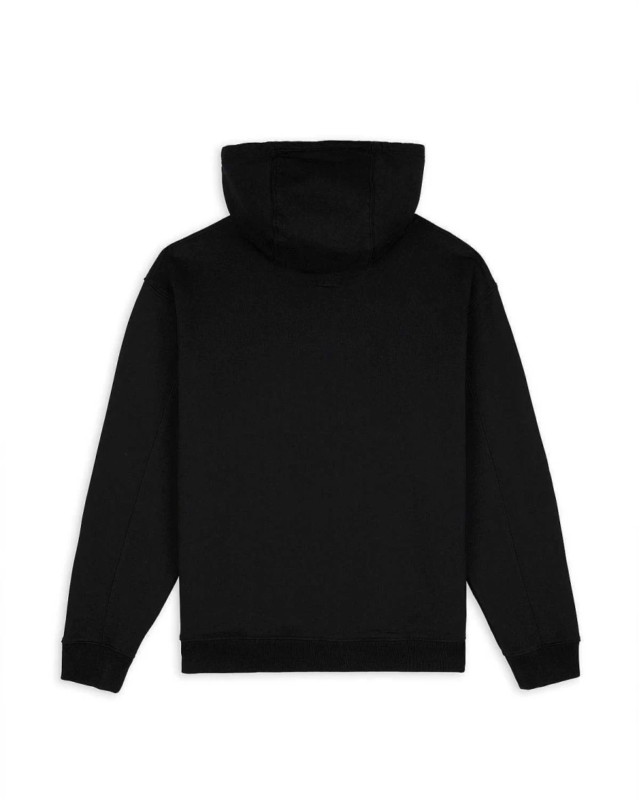 Brain Dead Ant War Graphic Hooded Sweatshirt - Black Streetwear Pullover